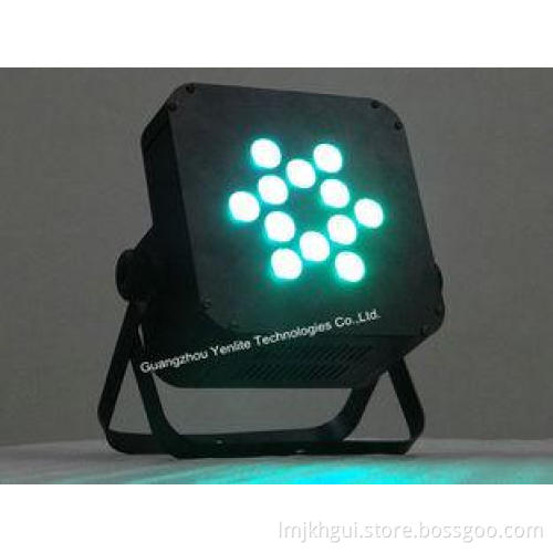 12*3W DMX Wireless LED Stage Lights , Li-Ion Battery Powere